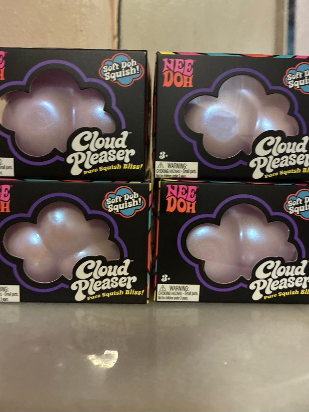 Needoh Cloud Pleaser Soft Doh Squish - Pearl Pink (4 count)